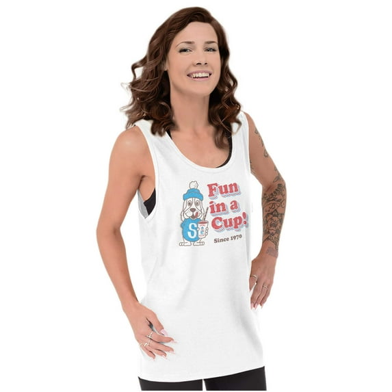 Fun In A Cup Slush Puppie Logo Tank Top T Shirts Men Women Brisco Brands S
