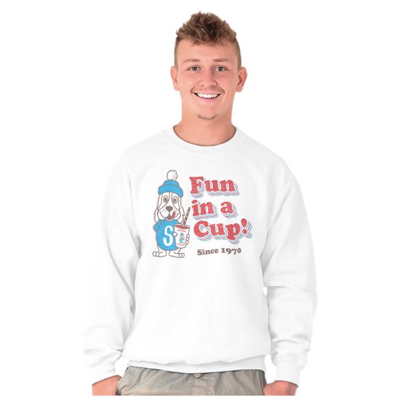 Fun In A Cup Slush Puppie Logo Unisex Plus Size Sweatshirt Brisco Brands 2X