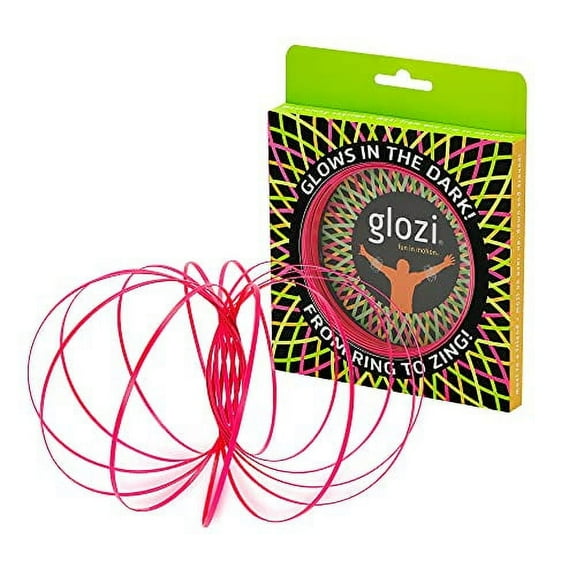 Fun In Motion Toys Glozi - Glow-in-the-Dark Pink Fidget Toy - COPY - 1942