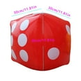 Fun Inflatable Dice Set 12 Inchi Muiltcolor For Floor Games And Pool