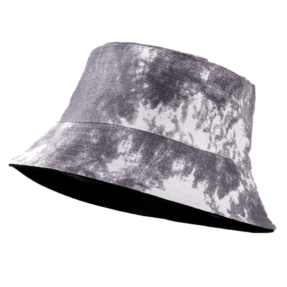 Unisex Tie-Dye Cotton Hat with Wide Brim: Perfect Accessory for Outdoor Adventures