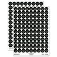 thumbnail image 1 of Fun Jumping Dolphin Ocean Waves 200+ Round Stickers - Black - Gloss Finish - 0.50" Size, 1 of 3