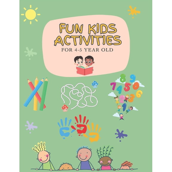 Fun Kids Activity Book: For 4-5 Year old