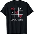 thumbnail image 1 of Fun LOVE WINS Love Always Wins Valentine's Day T-Shirt, 1 of 4