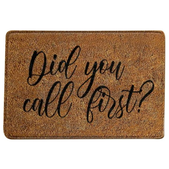 Fun Letter Front Door Mat Welcome Door Mat,Indoor Outdoor Doormat Multiple-use Welcome Mats for Front Door Easy to Clean Garage Floor Mat Durable Wear-Resistant Rugs for Outside Entry,23.6" x 15.7"