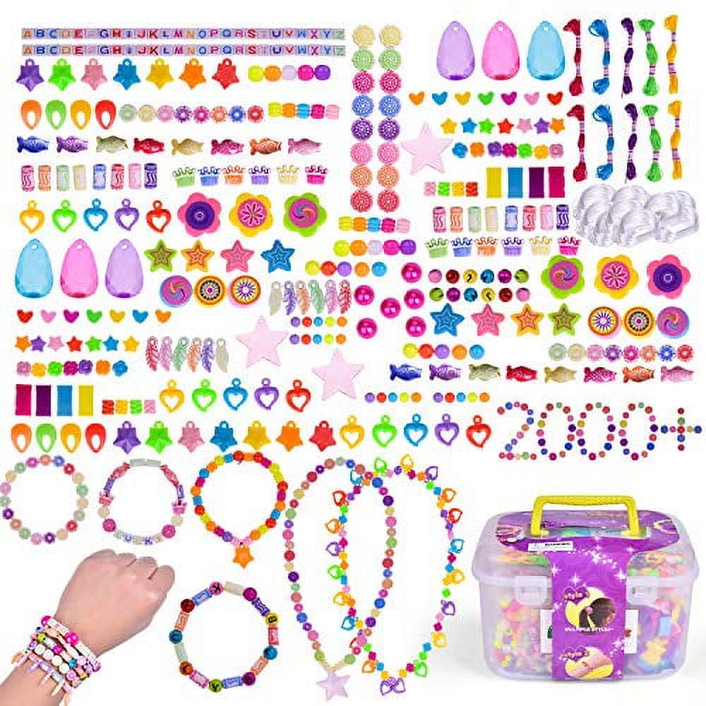 Bracelet Making Kit,6200pcs Clay Beads for Bracelets Making,Toys for Girls Age  6-8 Gift Ideas Beads for Jewelry Making,Arts and Crafts for Kids Ages 8-12  Birthday Christmas Gifts Jewelry Making Kit - Yahoo