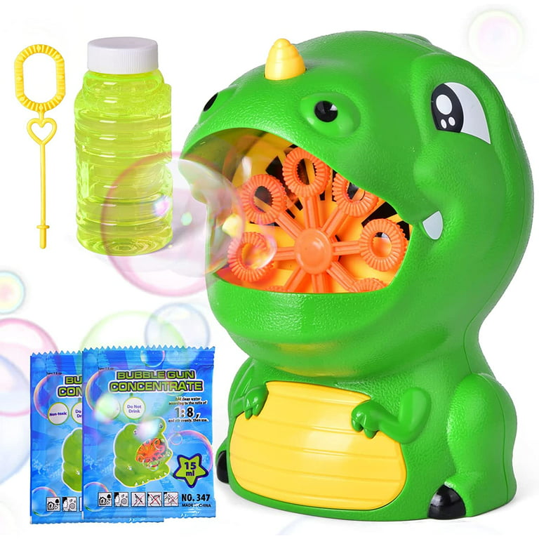 Bubble Machine for Kids,Automatic Bubble Blower for Toddlers Bubble Maker  with Music Light Bubble Solution Bubble Wand 8000+Bubble/min Summer Outdoor