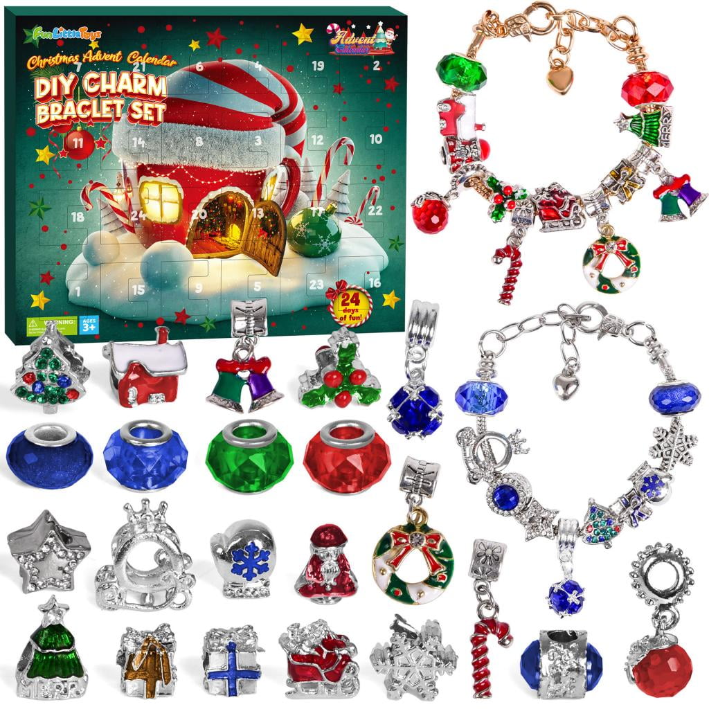 Fun Little Toys Christmas Bracelet Advent Calendar, DIY Christmas