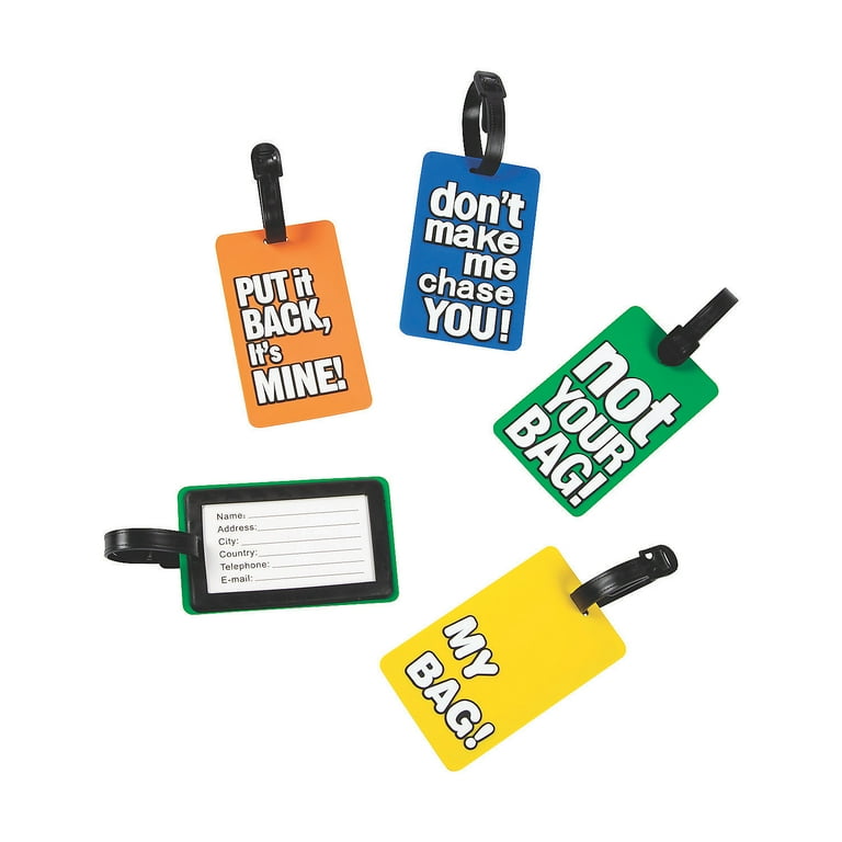 Fun luggage tags shop