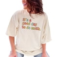thumbnail image 1 of Fun Math T-Shirt, It's a Good Day to Do Math, Colorful Math Lover Shirt, Math Teacher Gift, Educational Shirt, Back to School Tee, Ivory Comfort Colors T-Shirt, 3XL, 1 of 1