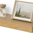 thumbnail image 1 of Fun Memories 12" Deep Oak Floating Shelves, Rustic Wood Wall Shelves for Wall Dr & Storage, 24 x 12 Floating Shelf for Living Room, Bathroom, Bedroom, Set of 1, 1 of 6