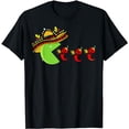 thumbnail image 1 of Fun Mexican Sombrero Eating Hot Pepper Skulls Cinco de Mayo T-Shirt, 1 of 5