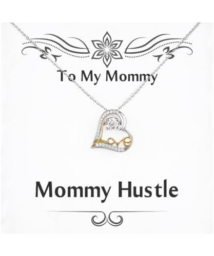 Fun Mommy Love Dancing Necklace, Mommy Hustle, Best Jewelry For Mom From Son Daughter, Mothers Day, Gifts, Present, Gift ideas, Unique gifts, Thoughtful gifts, Heartfelt gifts