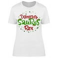 thumbnail image 1 of Fun Mommy Saurus Rex Quote T-Shirt Women -Image by Shutterstock, Female x-Large, 1 of 2