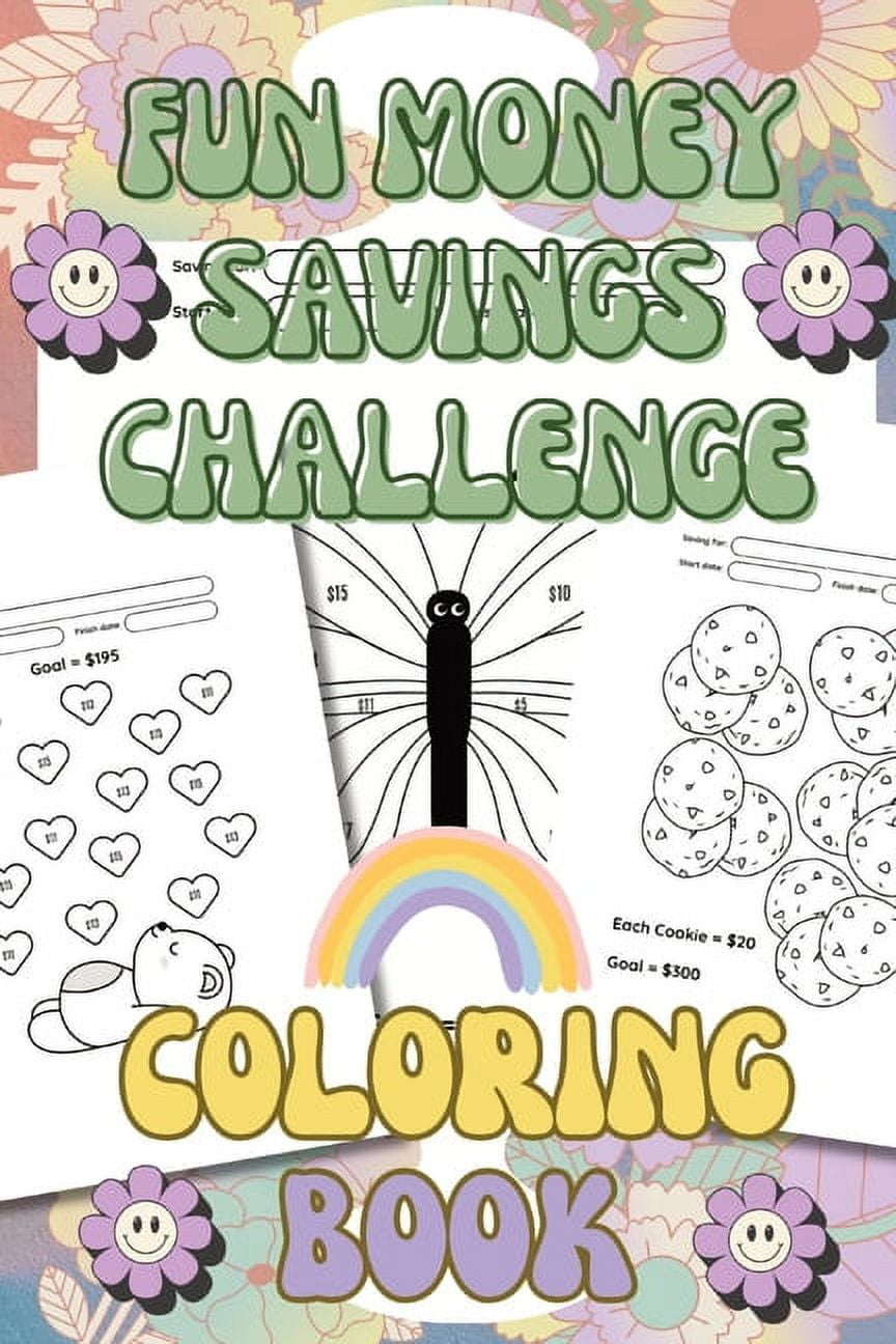 Fun Money Savings Challenge Book: Money Saving Activity Games for Budgeting & Savings, (Paperback)