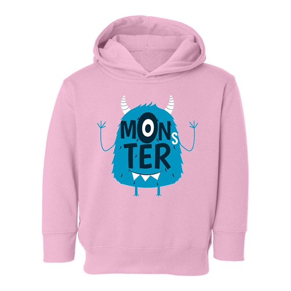 Fun Monster With One Eye Hoodie Toddler -Image by Shutterstock, 4 Toddler