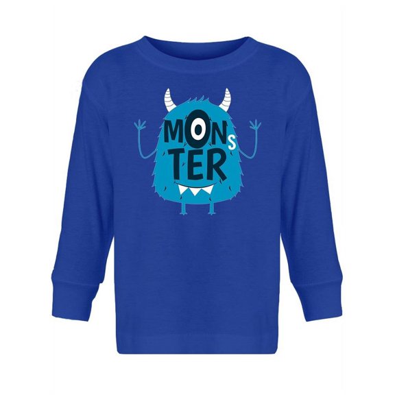 Fun Monster With One Eye Long Sleeve Toddler -Image by Shutterstock,  3 Toddler