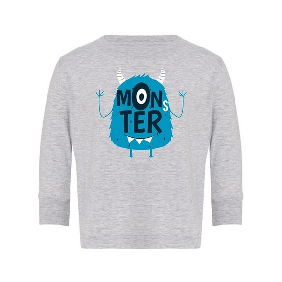 Fun Monster With One Eye Long Sleeve Toddler -Image by Shutterstock, 4 Toddler