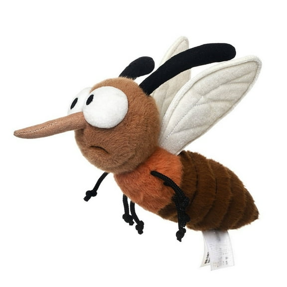 Fun Mosquito Stuffed Animal-Mischief Mosquito Plush Toy Doll Cartoon Desktop Home Decor Easter Basket Gift