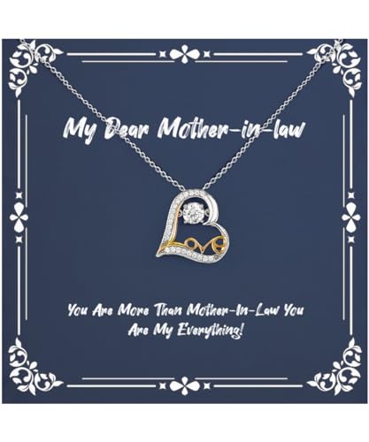 Fun Mother-in-law Love Dancing Necklace, You Are More Than Mother-In-Law You Are My!, Appreciation Jewelry For Mom From Daughter, Surprise gift, Motherinlaw gift, Gift for motherinlaw, Present for