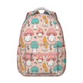 thumbnail image 1 of Fun Mushroom Themed Backpack for Teens Women, Cute School College Bookbag, Large Capacity Laptop Daypack for Campus Travel, Lightweight Durable, Great Gift, 1 of 6