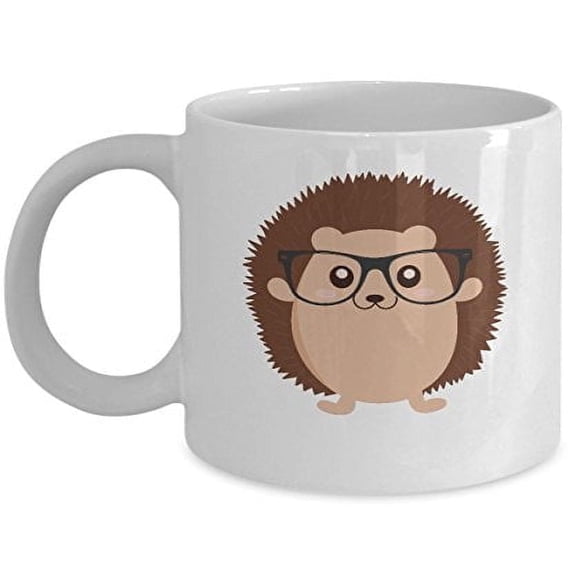 Nerd 11 oz Coffee Mug - Fun Nerd Design White Ceramic Gift