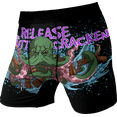 thumbnail image 1 of Fun Novelty Boxer Briefs for Men Release the Kraken Underwear, 1 of 6