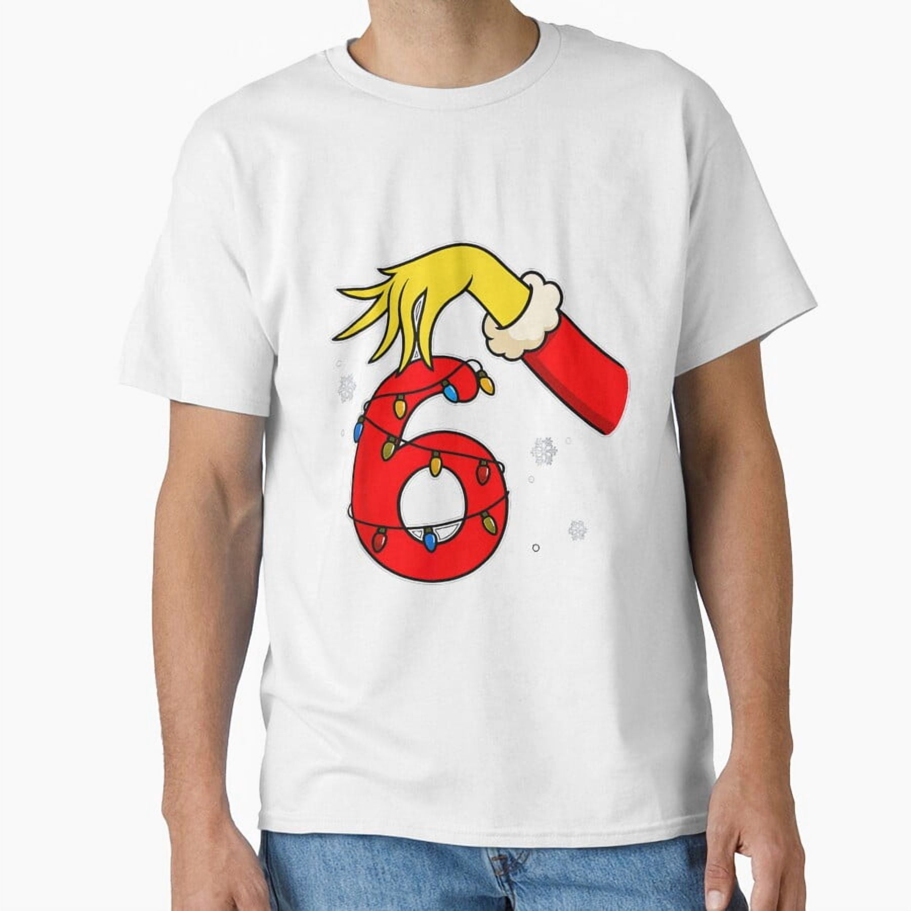 Fun Number Christmas Six Seven Meme Holiday Graphic Art Top Unisex T ...