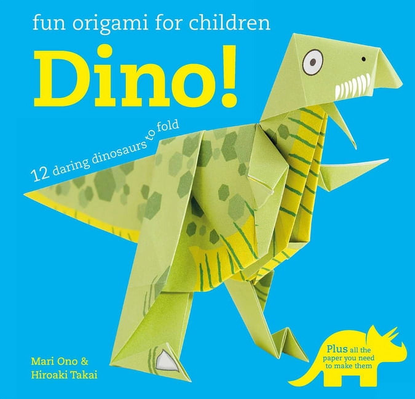 Origami Dinosaurs for Beginners: (Dover Origami Papercraft) Paperback -  Illustrated, Prehistoric Fun for Everyone!: Kit Includes 1 Origami Books,  100 (Paperback)