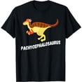thumbnail image 1 of Fun Pachycephalosaurus Dinosaur Design T-Shirt, 1 of 5