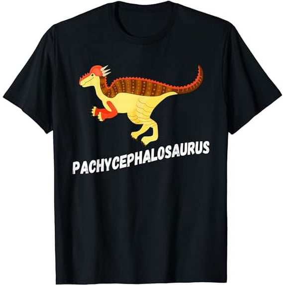Fun Pachycephalosaurus Dinosaur Design T-Shirt