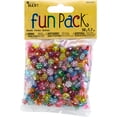 thumbnail image 1 of Fun Pack Acrylic Pony Beads, 1.8 oz, Assorted with Rhinestones, 1 of 2