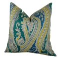 thumbnail image 1 of Fun Paisley Handmade Throw Pillow - Blue - Queen Size, 1 of 1