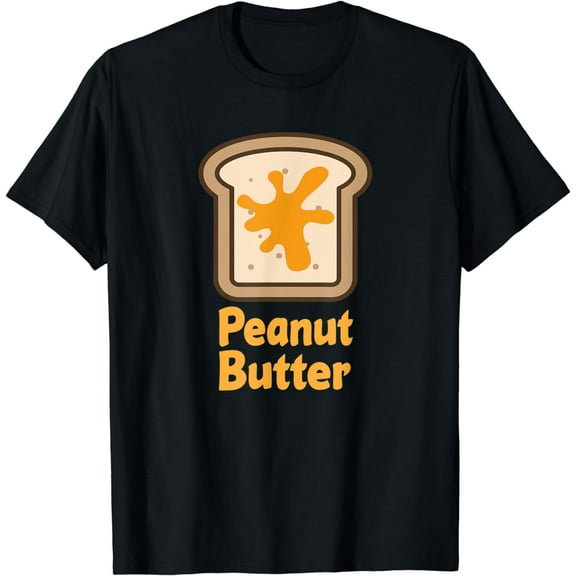 Fun Peanut Butter Halloween Matching Costume jelly Gift T-Shirt