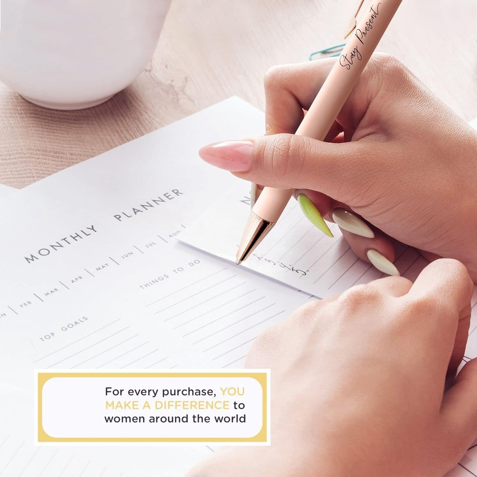 Fun Pen Three Piece Ballpoint Pen Cool Women's Pen Pen Diary Pen Cute