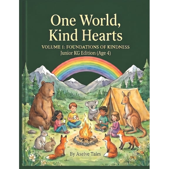 One World, Kind Hearts: The Complete Cur Foundations of Kindness: Junior KG Edition (Age 4), Book 1, (Paperback)