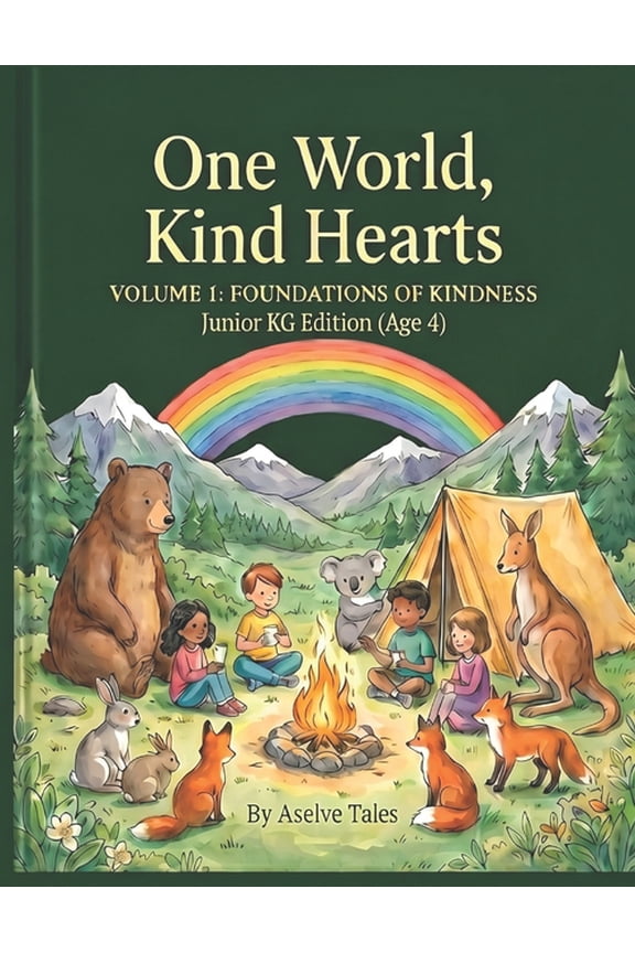 One World, Kind Hearts: The Complete Cur Foundations of Kindness: Junior KG Edition (Age 4), Book 1, (Paperback)