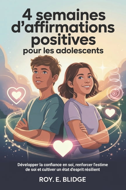 4 Semaines D'affirmations Positives Pour Les Adolescents: DÃ©velopper la confiance en soi, renforcer l'estime de soi et c, (Paperback)