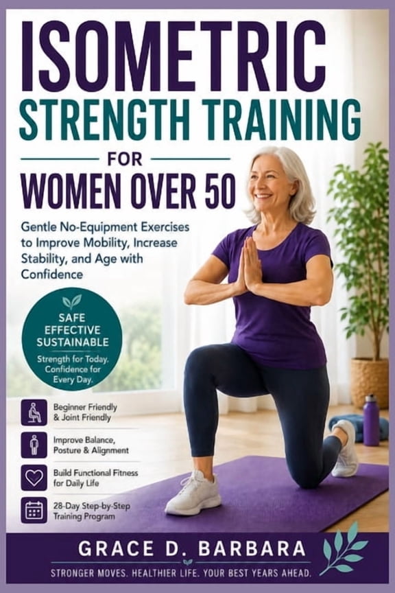 Isometric Strength Training for Women Over 50: Gentle No-Equipment Exercises to Improve Mobility, Increase Stability, an, (Paperback)