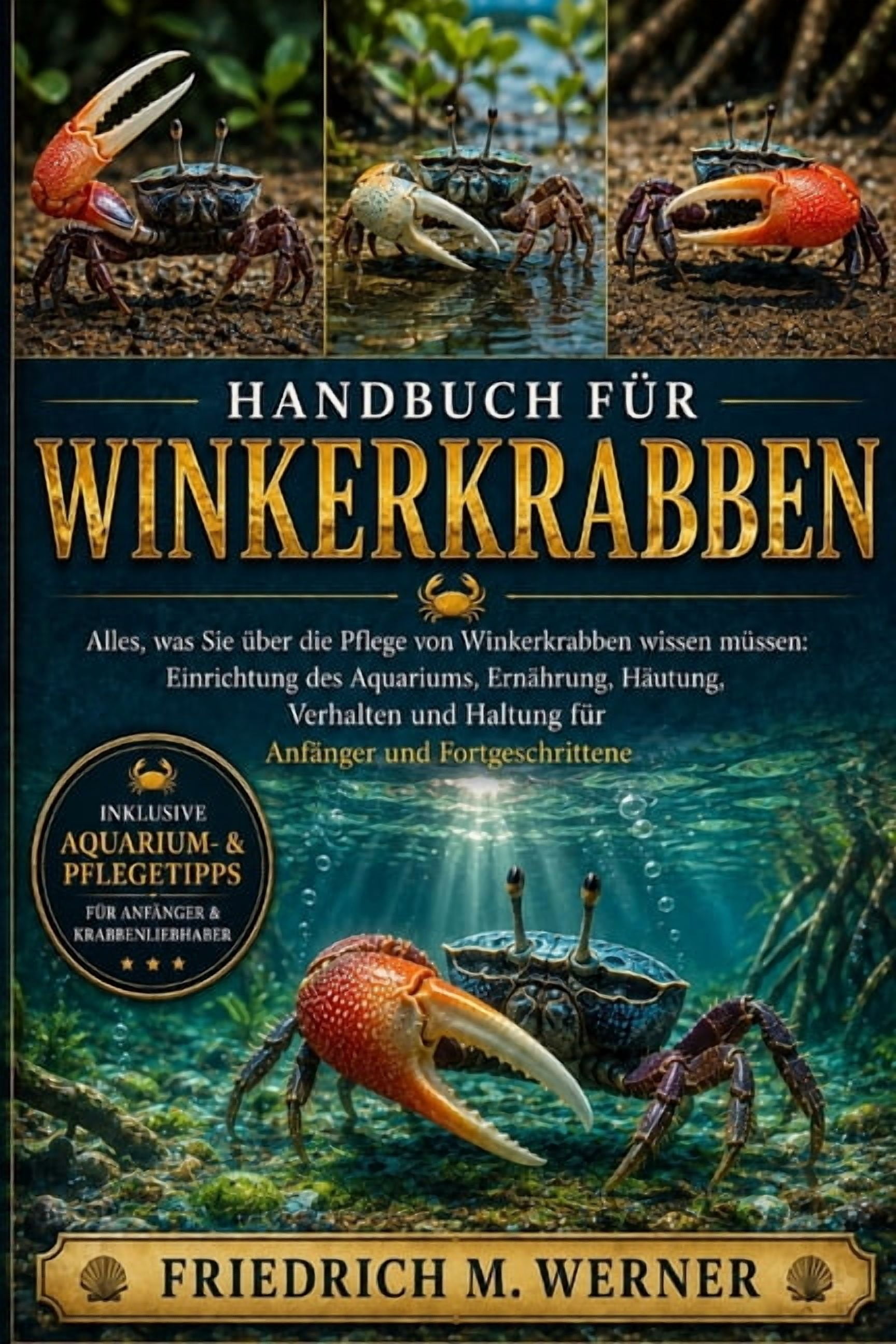 Handbuch FÃ¼r Winkerkrabben: Alles, was Sie Ã¼ber die Pflege von Winkerkrabben wissen mÃ¼ssen: Einrichtung des Aquariums, E, (Paperback)