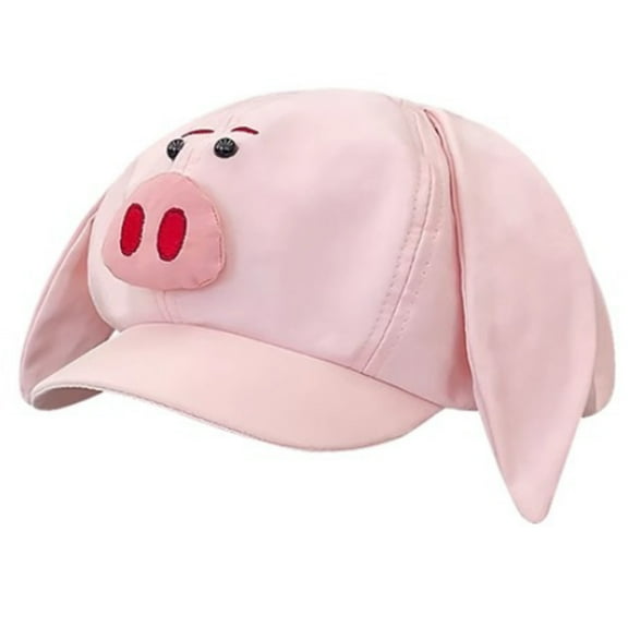Fun Pigs Theme Octagonal Hat For All Ages Soft Polyester Round Hat Perfect For Cosplay Parties Holiday And Daily Wear
