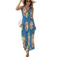 thumbnail image 1 of Fun Pizza Art Sleeveless Dress Women's Summer Suit Dresses for Women 2025 Luxury Party Dress, 1 of 6