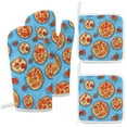 thumbnail image 1 of Fun Pizza Oven And Pot Holders Sets, Heat Resistant Pads Kitchen Decor for Cooking Baking BBQ Grilling, Christmas Kitchen Gifts, 1 of 6
