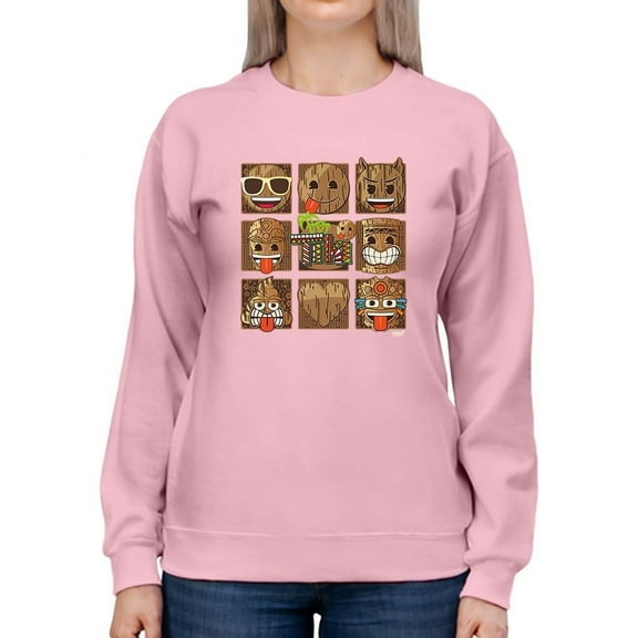 Fun Polynesian - Tropical Hawaiian Vibes Graphic Women's Sweatshirt
