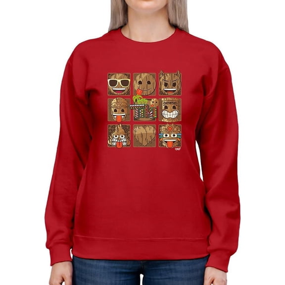 Fun Polynesian - Tropical Hawaiian Vibes Graphic Women's Sweatshirt