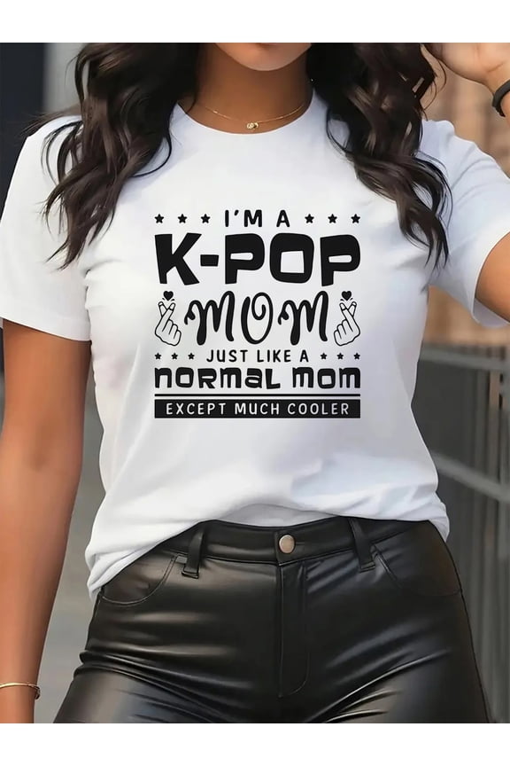 Fun Print T-Shirt for Music Lovers, Comfortable Short Sleeve Top, Durable Polyester, Stylish Lounge Wear, Lightweight Breathable Gift for Fashion Enthusiasts