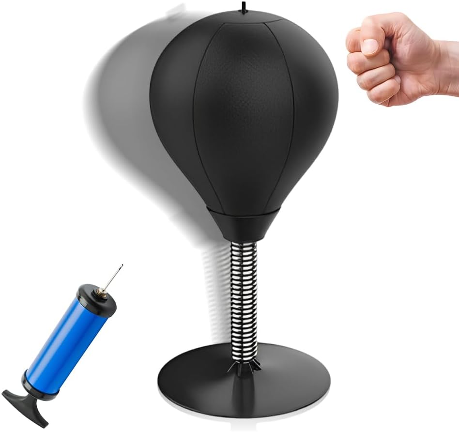 Sac De Frappe De Table VessEn - Punching Ball Bureau, Anti-stress, Pour Enfants Et Adultes, 40 Cm