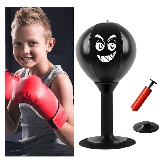 Fun Punch Rage Bag,Desktop Punching Bag Stress Relief for All Ages,2026 Strong Suction Cup Desk Boxing Punch Ball,Table Boxing Speed Ball for Home Office Table Counters,for Christmas, Winter