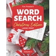 thumbnail image 1 of Fun Puzzlers Large Print Word Search Boo Word Search: Christmas Edition Volume 1: 8.5" x 11" Large Print, Book 2, (Paperback), 1 of 1