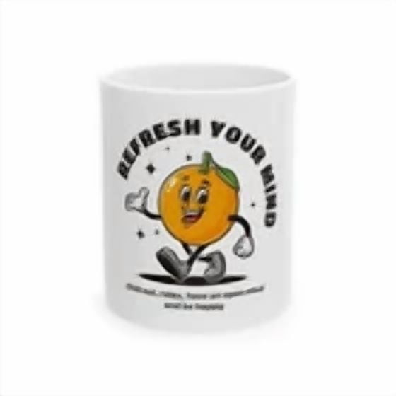Fun Refresh Your Mind Ceramic Mug - Perfect Gift For Coffee Lovers, Tea Mug,